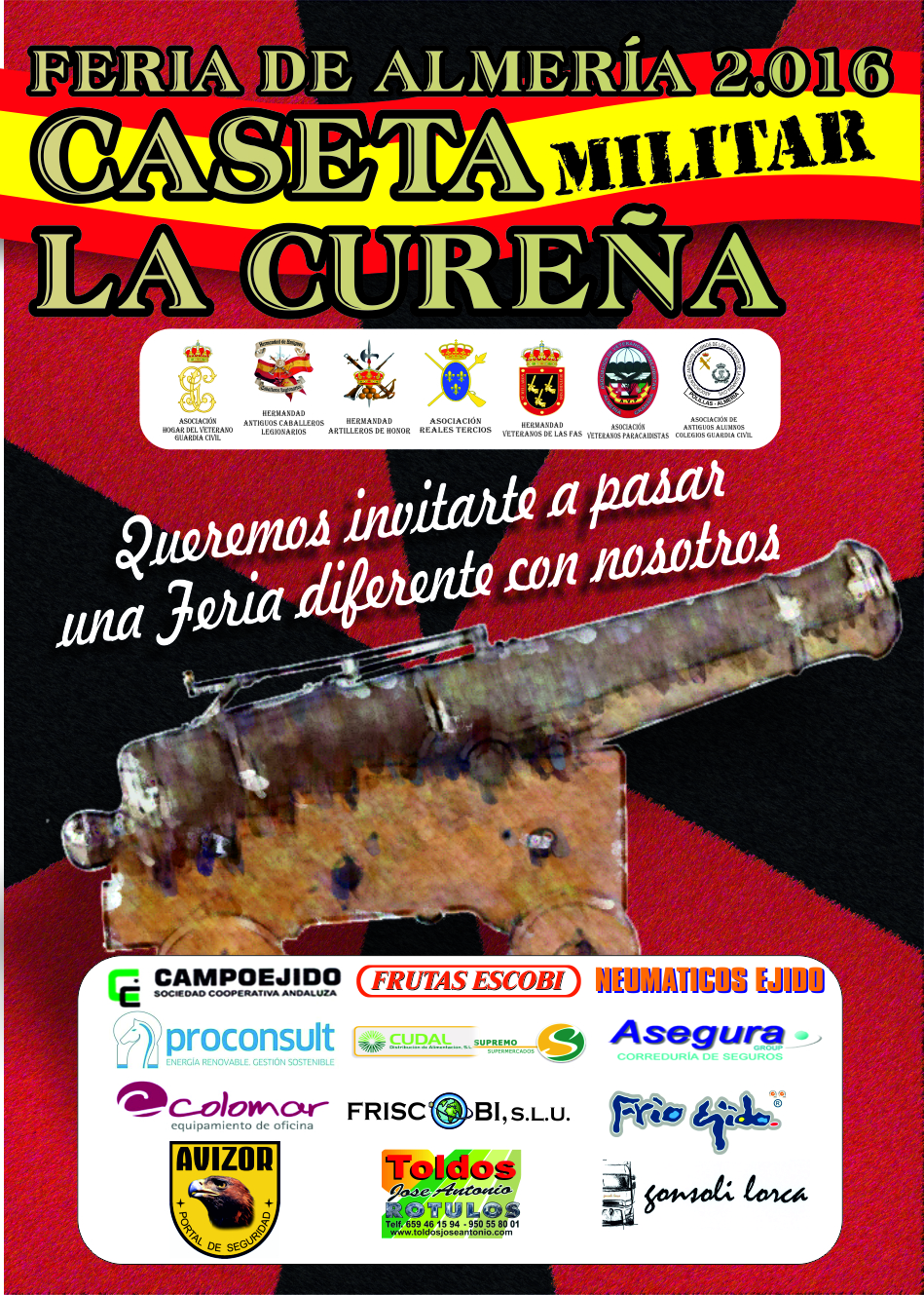 LA CUREÑA CARTEL CASETA FERIA 2016-2